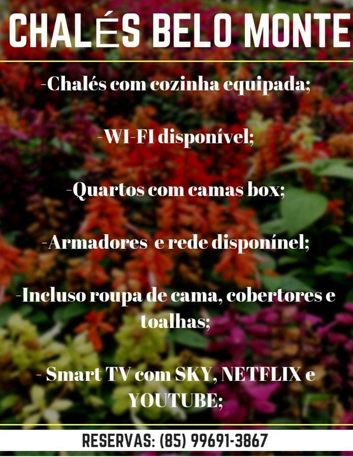 Chale Suico - Chales Belo Monte - Sitio Belo Monte Pacoti Eksteriør bilde